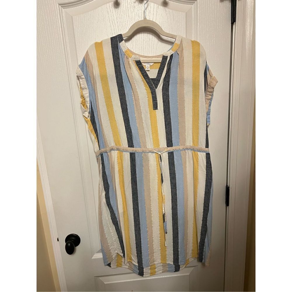 Time and Tru striped shirt dress with belt